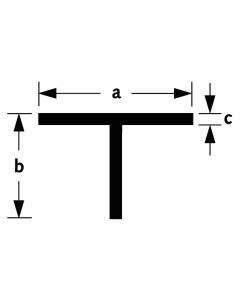 ALU T-PROFIEL 15X15X2