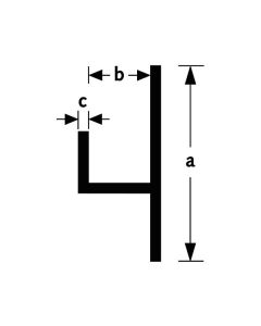 ALU STOELPROFIEL h 32X10