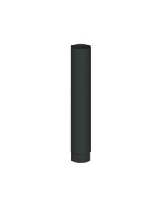 KACHELPIJP ZWART 131 MM 1-MTR