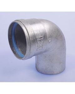 ALU BOCHT 80 MM 90' DIKWANDIG