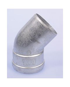 ALU BOCHT 80 MM 45' DIKWANDIG