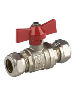 KNEL KOGELKRAAN 15MM VLINDERHENDEL