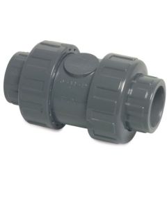 TERUGSLAGKLEP 40 MM PVC VEERBELAST PN16