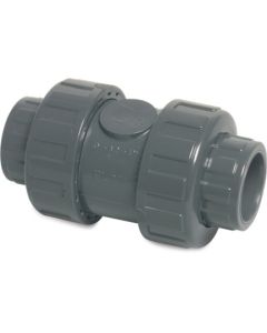 TERUGSLAGKLEP 50 MM PVC VEERBELAST PN16