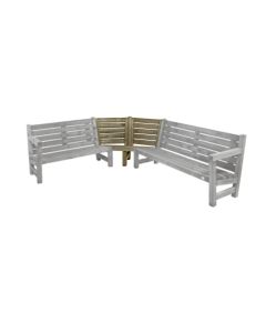 LOUNGEBANK HOEKELEMENT GEIMPREGNEERD