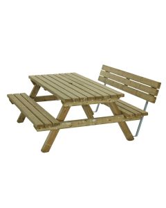 RUGLEUNING 150CM VOOR PICKNICKTAFEL