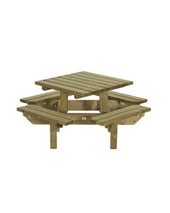 PICKNICKTAFEL KINDER VIERKANT 125x125 35