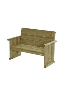 TUINBANK LISSE 127CM GEIMPREGNEERD