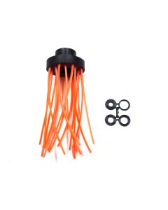 ONKRUIDBORSTEL 80MM NYLON 16 DRADEN