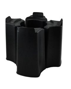 REGENTONVOET WARD 4-DELIG ZWART