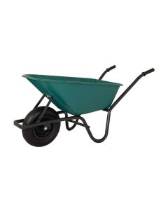 KRUIWAGEN 85 LITER GROEN KUNSTSTOF