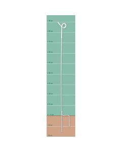 AFR.PAAL VEERSTAAL WIT 1-MTR M/KRUL 7MM