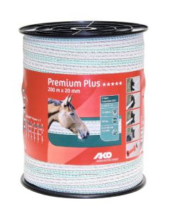 AFR.LINT 200M 2CM WIT/G AKO PREMIUM PLUS