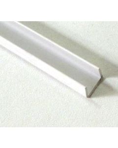 PVC U-PROFIEL 10x13 MM WIT 2.6-MTR