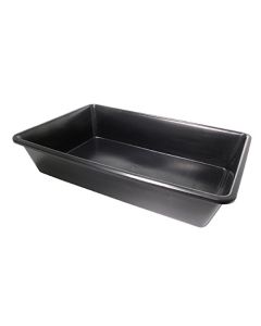 OPVANGBAK 20LTR ZWART 60x40x12 CM