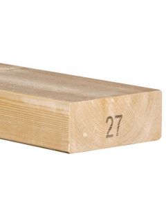 VUREN BALK 63x160 420CM GESCHAAFD