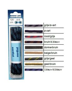 VETERS ROND WIT/ZWART 90CM