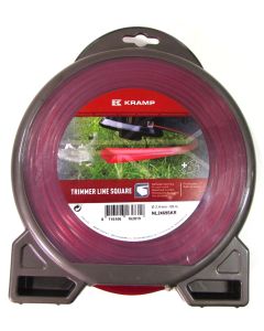 WEED-EATER DRAAD 2.4MM 69-M VIERK. ROOD