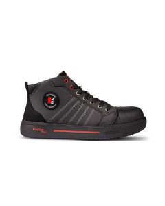 WERKSCHOEN REDBRICK CHAMP HIGH ZWART 45