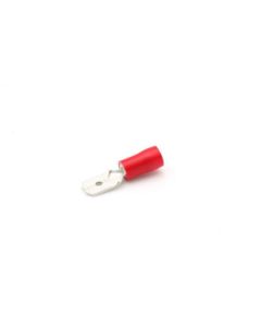 KABELSCHOEN VLAKSTEKER 6.3X0.8 MM ROOD