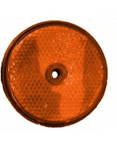 REFLEKTOR ROND ORANJE 60MM