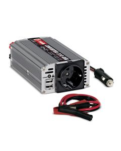 STROOMOMVORMER 12V-230V 300W + USB