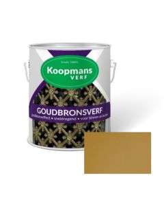 ZIJDEGLANS GOUDBRONSVERF 250ML KOOPMANS