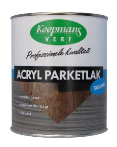 PARKETLAK ACRYL  750ML ZIJDEGLANS BLANK