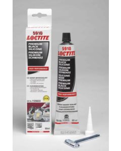 LOCTITE SILICONEN 80ML ZWART SI 5910