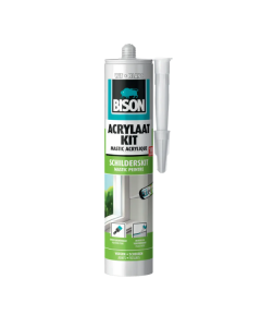 ACRYLAATKIT UNIVERSEEL BISON 310ML WIT