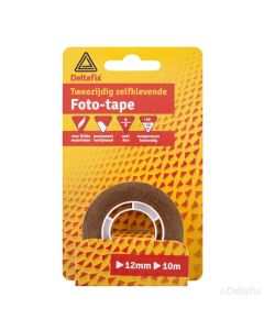 FOTOTAPE 12MM DUBBELZIJDIG 10-MTR