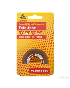 FOTOTAPE 12MM DUBBELZIJDIG 10-MTR