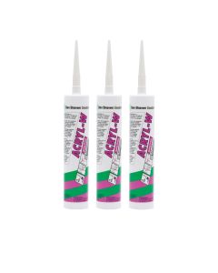 ACRYLAATKIT ZWALUW 310ML WIT DEN BRAVEN