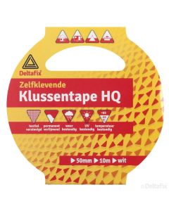 KLUSSENTAPE 50 MM 10-MTR WIT