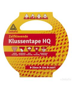 KLUSSENTAPE 50 MM 10-MTR ZWART