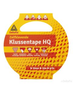 KLUSSENTAPE 50 MM 10-MTR GRIJS