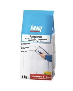 VOEGMORTEL WIT 1KG KNAUF