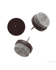 VILTGLIJDER 28 MM NAGEL BRUIN