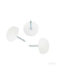 MEUBELGLIJDER NYLON WIT 20MM