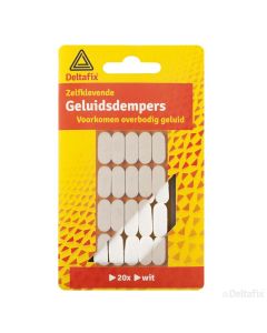 GELUIDDEMPERS WIT 20 STUKS