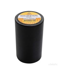 ISOLATIEBAND 100 MM 10-MTR ZWART