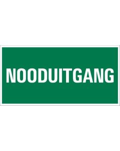 BORD VLUCHTWEG 15X30 NOODUITGANG