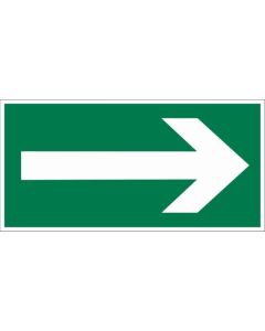 BORD VLUCHTWEG 15X30 RICHTINGSPIJL