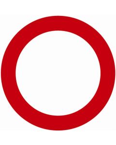 BORD ROND 300MM 'VERBODSBORD ALGEMEEN'