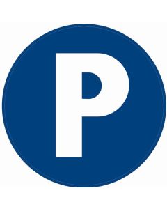 BORD ROND 300MM 'PARKEREN P'