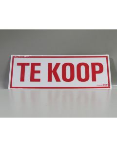 BORD 330X120MM 'TE KOOP'