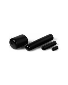 STOELDOP   8x15 MM ROND ZWART