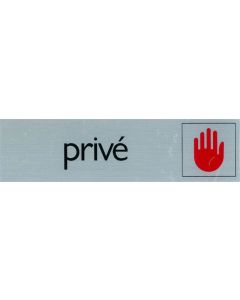 ROUTE BORD ALU 165X44 PRIVE