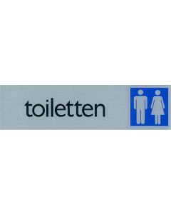 ROUTE BORD ALU 165X44 TOILETTEN