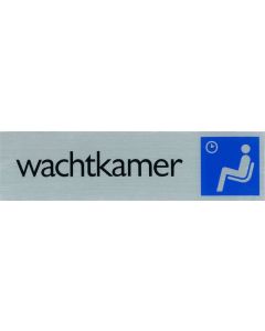 ROUTE BORD ALU 165X44 WACHTKAMER